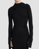 Victoria Beckham Women's Gathered Long-Sleeve Midi Dress - 5
