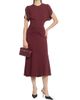Victoria Beckham Women's Gathered Stretch Midi-Dress - 2