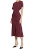 Victoria Beckham Women's Gathered Stretch Midi-Dress - 4
