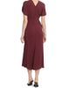Victoria Beckham Women's Gathered Stretch Midi-Dress - 5