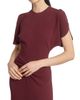 Victoria Beckham Women's Gathered Stretch Midi-Dress - 6