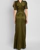 Victoria Beckham Women's Isabella Satin Column Gown - 3