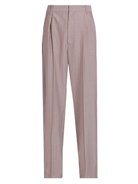 Victoria Beckham Women's Pleated Wool Waist Trousers