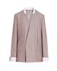 Victoria Beckham Women's Tailored Collarless Folded Wool Jacket - 1
