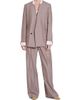 Victoria Beckham Women's Tailored Collarless Folded Wool Jacket - 2
