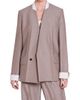 Victoria Beckham Women's Tailored Collarless Folded Wool Jacket - 3