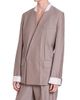 Victoria Beckham Women's Tailored Collarless Folded Wool Jacket - 4