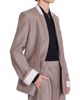 Victoria Beckham Women's Tailored Collarless Folded Wool Jacket - 6