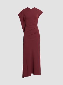 Victoria Beckham Women's Victoria Asymmetric Midi Dress