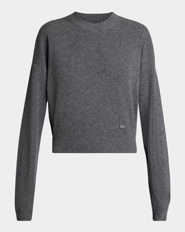 Victoria Beckham Wool-Blend Crewneck Sweater