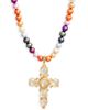 VIDAKUSH VIDAKUSH Cross Pendant Pearl Necklace - 1