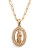 VIDAKUSH VIDAKUSH Crystal Embellished Guadalupe Pendant Necklace - 1