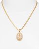 VIDAKUSH VIDAKUSH Crystal Embellished Guadalupe Pendant Necklace - 2