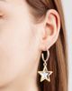 VIDAKUSH VIDAKUSH Duotone Star Charm Hoop Earrings - 2