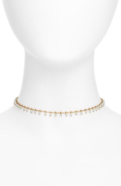 VIDAKUSH VIDAKUSH Faux Pearl Cluster Choker