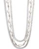 VIDAKUSH VIDAKUSH Freshwater Pearl & Cubic Zirconia Layered Choker - 2