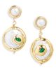 VIDAKUSH VIDAKUSH Freshwater Pearl Disc Drop Earrings - 1