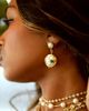 VIDAKUSH VIDAKUSH Freshwater Pearl Disc Drop Earrings - 2