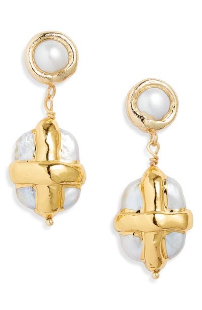 VIDAKUSH VIDAKUSH Freshwater Pearl Gift Box Drop Earrings