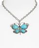 VIDAKUSH VIDAKUSH Imitation Turquoise Butterfly Pendant Necklace - 3