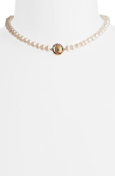 VIDAKUSH VIDAKUSH La Virgen Freshwater Pearl Necklace