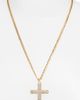 VIDAKUSH VIDAKUSH Large Cubic Zirconia Cross Pendant Necklace - 2