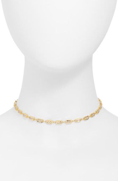 VIDAKUSH VIDAKUSH Rectangle Prism Choker Necklace