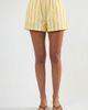 Viens Avec Moi Viens Avec Moi The Paloma Stripe Shorts - 1