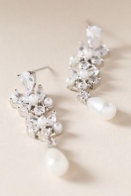 Vieste Rosa Exquisite Crystal Drop Earrings