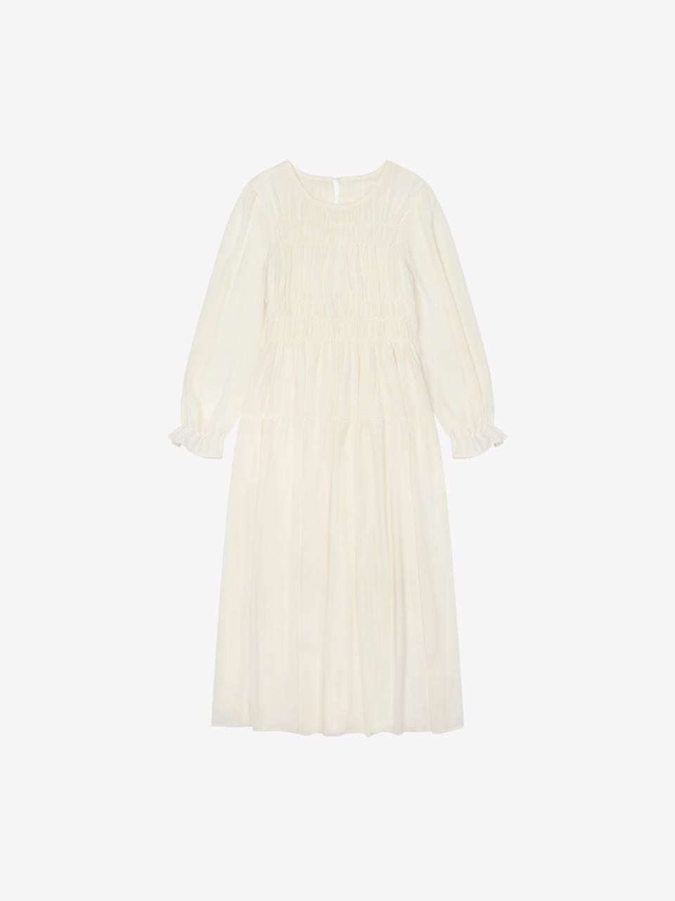 VIKI Chiffon Smocked Long Dress (TKOAC2502)