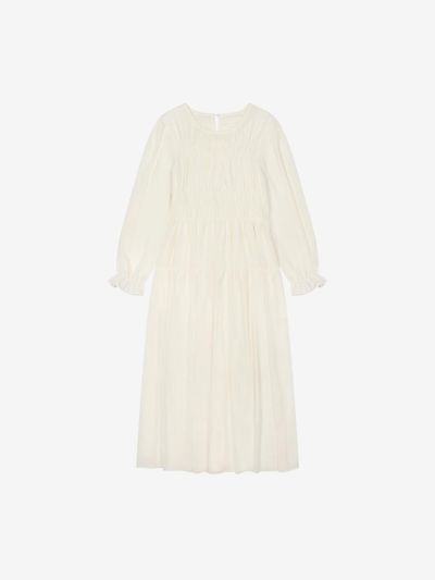 VIKI Chiffon Smocked Long Dress (TKOAC2502)