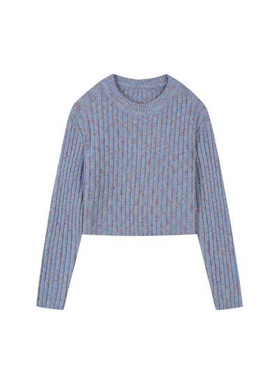 VIKI Color Mix Popcorn Ribbed Winter Knit (TJUCX2948)