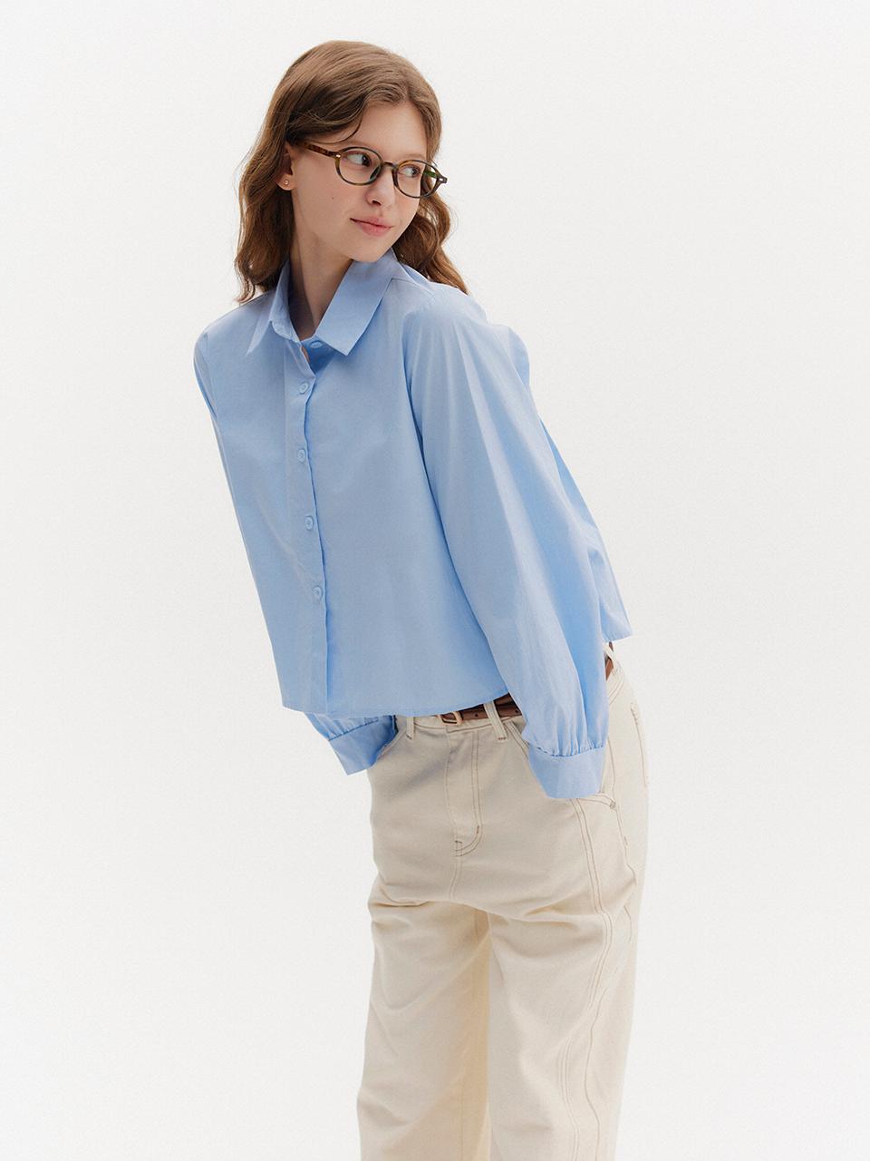 VIKI Cotton Polyester Back Pleated Relaxed Fit Shirt (TKBAB2404)