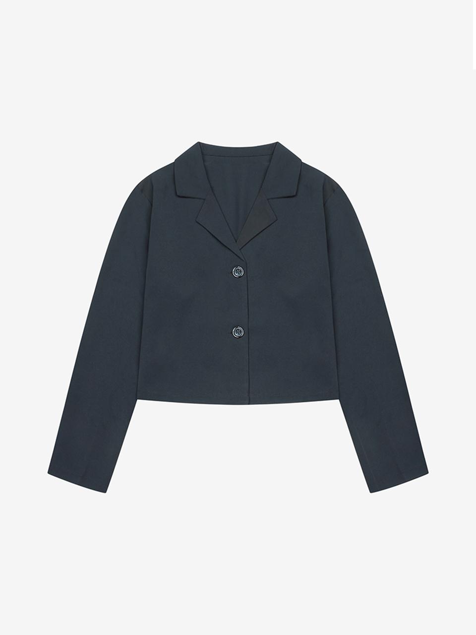 VIKI Cropped Tailored Single Blazer (TKJAD2141)