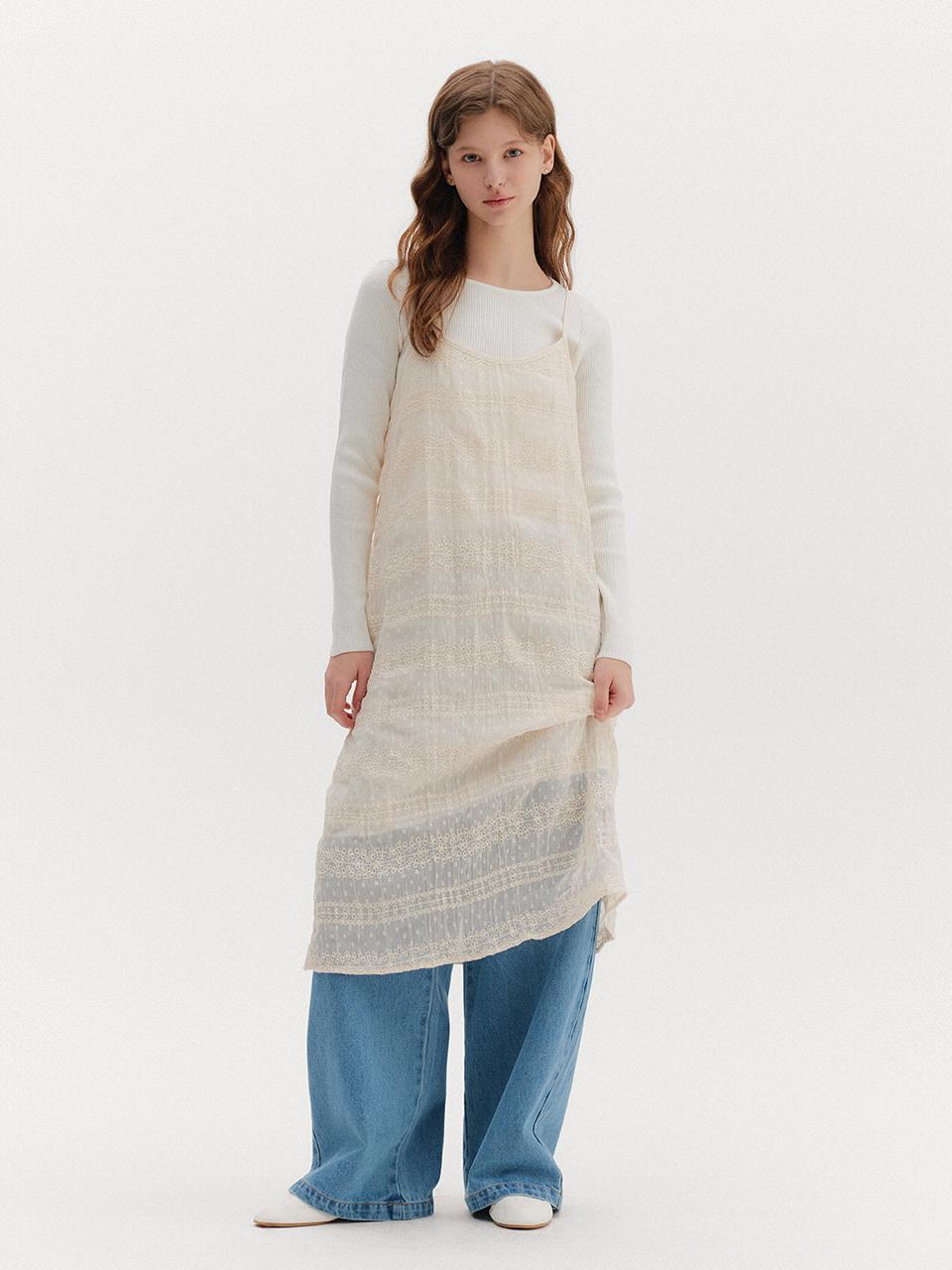 VIKI Lace Sleeveless Maxi Long Dress (TKOAC2505)