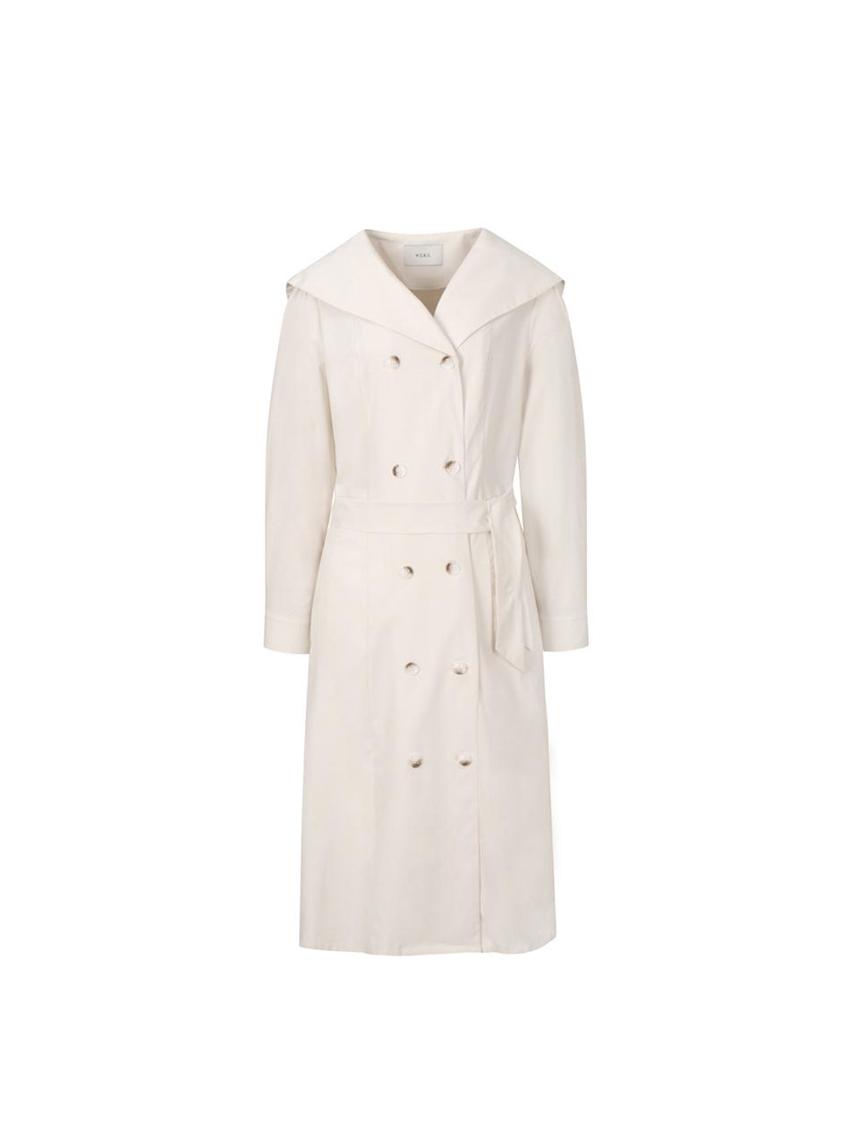 VIKI Sailor collar dress-type trench coat