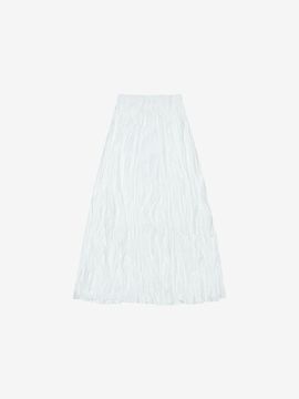 VIKI Wrinkle-free Elastic Pleated Long Skirt (TKSAC2304)