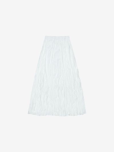 VIKI Wrinkle-free Elastic Pleated Long Skirt (TKSAC2304)