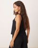 Vila Petite Vila Petite lightweight rib knit sleeveless vest in black - part of a set - 4