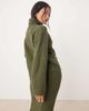 Vila Petite Vila Petite roll neck knit sweater in khaki - part of a set-Green - 4