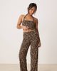 Vila Petite Vila Petite slinky jersey pants in leopard print - part of a set-Multi - 1