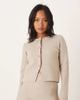 Vila Petite VILA Petite structured knit cardigan in pale beige - part of a set-Neutral - 1
