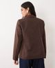 Vila Vila asymetric tailored blazer set in chocolate brown - 4