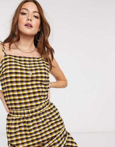 Vila Vila check cami top-Multi
