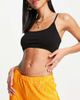 Vila Vila Exclusive plisse flared pants in bright orange - 4