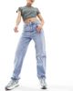 Vila Vila high waist wide leg jeans in light blue wash - 1