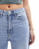 Vila Vila high waist wide leg jeans in light blue wash - 3
