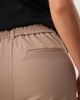 Vila VILA high waist wide leg pants in fungi brown - 2
