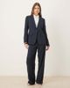 Vila VILA high waisted tailored pants in navy pinstripes - part of a set - 1
