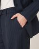 Vila VILA high waisted tailored pants in navy pinstripes - part of a set - 2